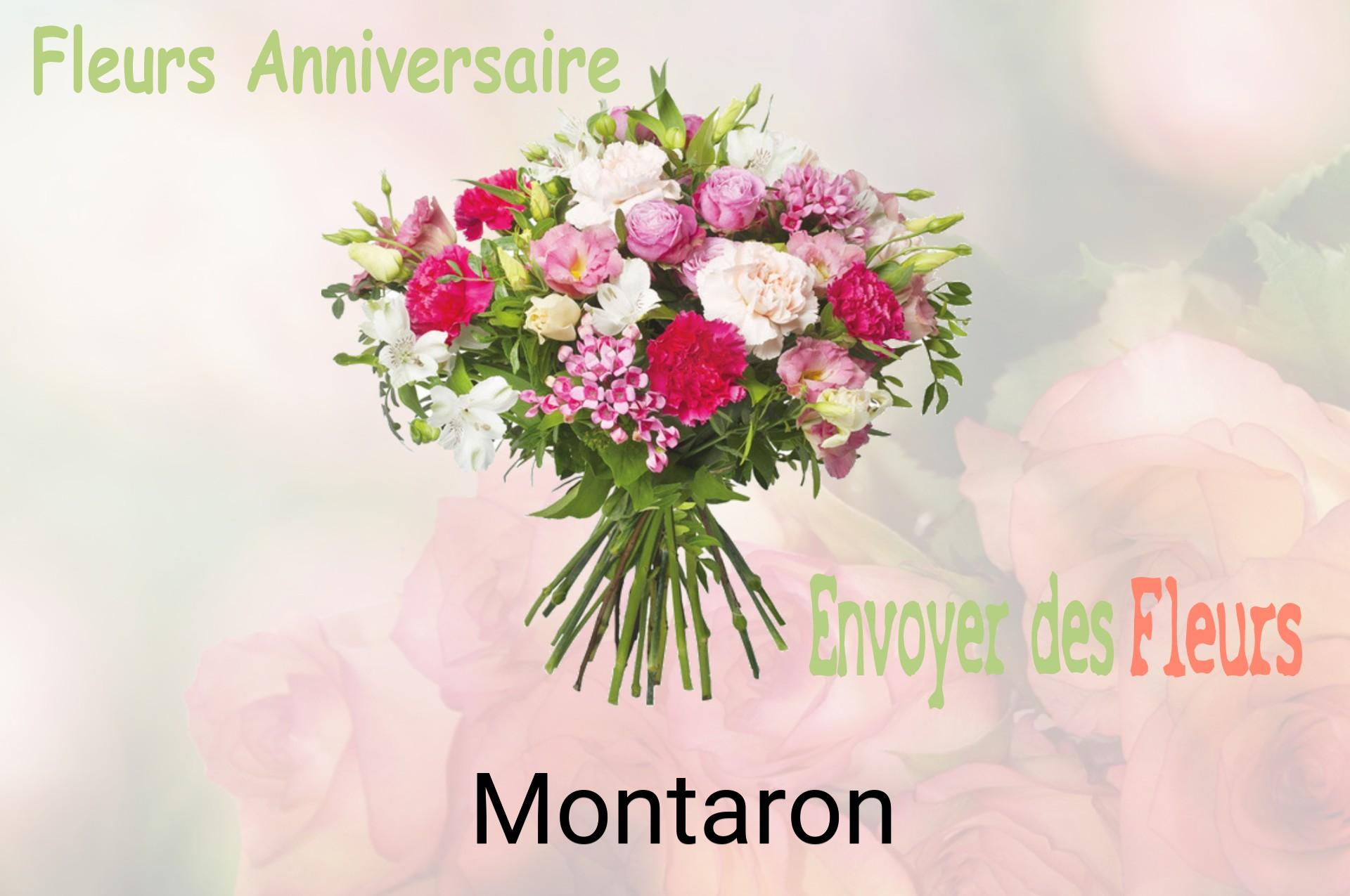 Bouquet de fleurs d’anniversaire livré à Montaron