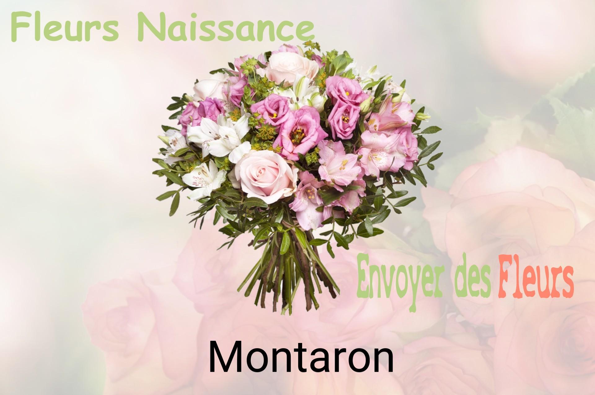 Bouquet de fleurs de naissance livré à Montaron